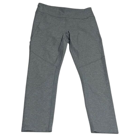 Outdoor Voices Blue Gray Calf Women's Leggings Size Medium - Picture 3 of 9